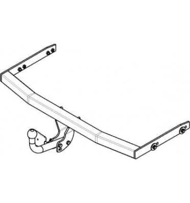 Фаркоп для Audi A3, A3 Except Qattro 1996-2002 съемный крюк на двух болтах 750кг Автос