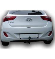 Фаркоп Hyundai i30 2012- съемный крюк на двух болтах 1200кг Лидер Плюс