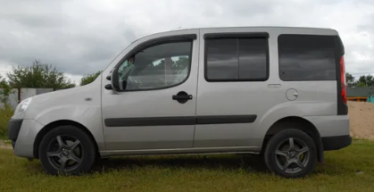 Дефлекторы окон (ветровики) Fiat Doblo Cargo 5d/Doblo Panorama 5d 2009 (Фиат Добло) Кобра Тюнинг