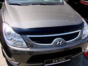 Дефлектор капота (мухобойка) Hyundai ix55 2008-2012 (Хюндай АйИкс55) SIM