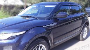 Дефлекторы окон (ветровики) Land Rover Range Rover Evoque 5d 2011 (Лэнд Ровер Рэнд Ровер Эвог) Кобра Тюнинг