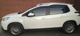 Дефлекторы окон (ветровики) Peugeot 2008 5d 2013"EuroStandard" (Пежо 2008) Кобра Тюнинг